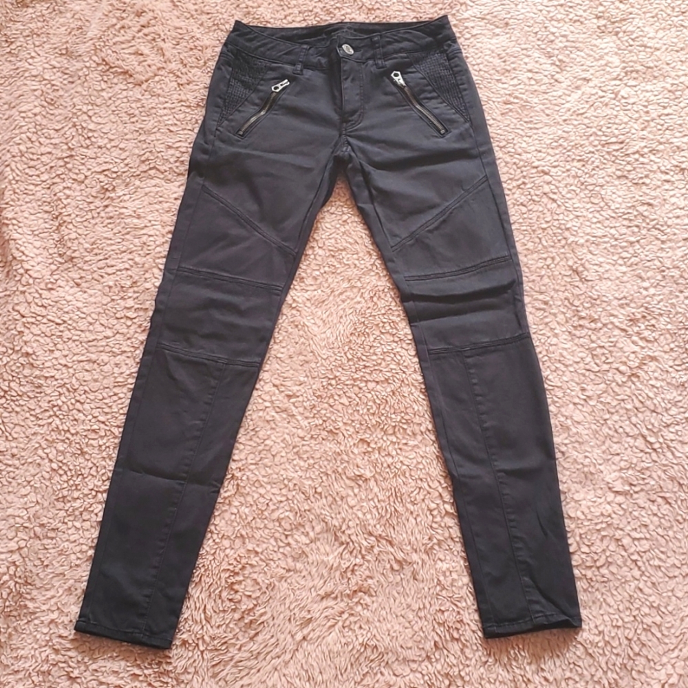 Black American Eagle Detailed Jeans Size 2 Women's
